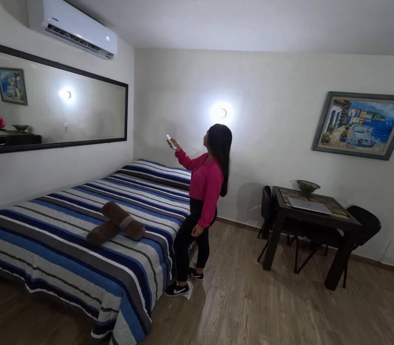 Departamento Privado7, 2 Camas Matri, Parking, Cocina Equipada, Wifi 65 Mb, 2 Climas,Centrico,Tv Smart Daire Ciudad Valles Dış mekan fotoğraf